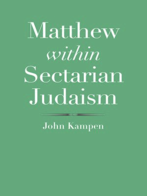 cover image of Matthew within Sectarian Judaism